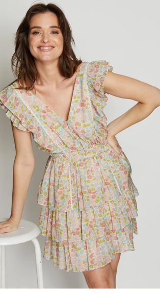 Love the Label Love Sam Anthropologie Ines Ruffled - Picture 3 of 7